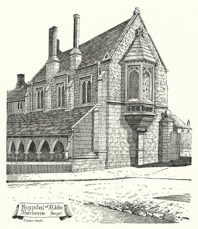 Hospital of St John, Sherborne, Dorset by Sidney Heath