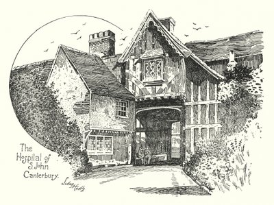 The Hospital of St John, Canterbury by Sidney Heath