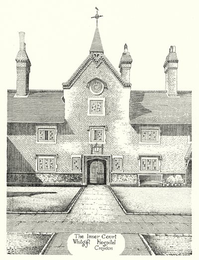 The Inner Court, Whitgift Hospital, Croydon by Sidney Heath