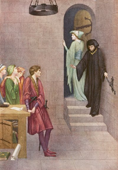 The Golden Legend: Prince Henry, Elsie, and Lucifer by Sidney Meteyard