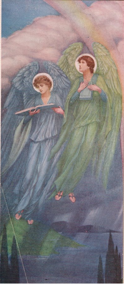 The recording angels, fainter and fainter the black lines begin to quiver by Sidney Meteyard