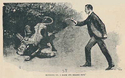Running Up. I Blew Its Brains Out, 1892 by Sidney Paget