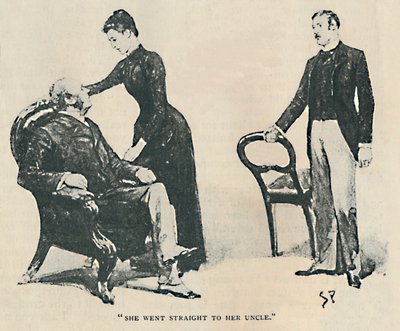 She Went Straight To Her Uncle by Sidney Paget