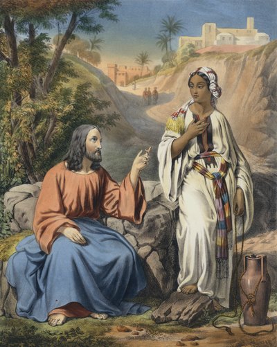 Christ and the woman of Samaria at Jacob