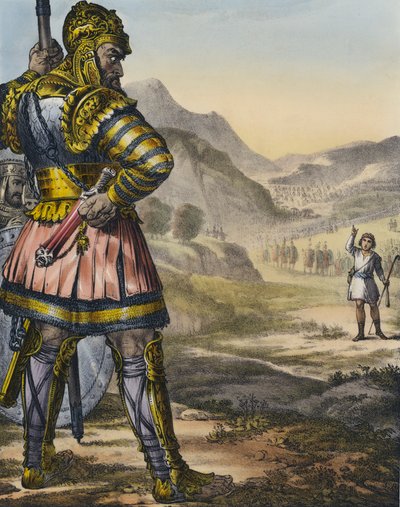 David and Goliath by Siegfried Detler Bendixen