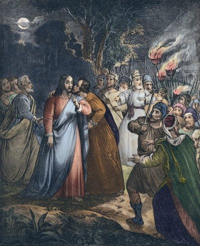 Judas Betrays His Master by Siegfried Detler Bendixen