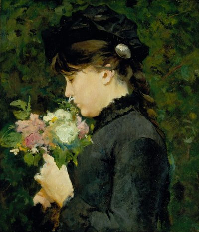 Portrait of Eleonora Tommasi by Silvestro Lega