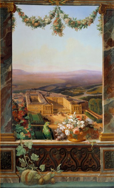 View of the Castle of Compiegne by Simeon Fort