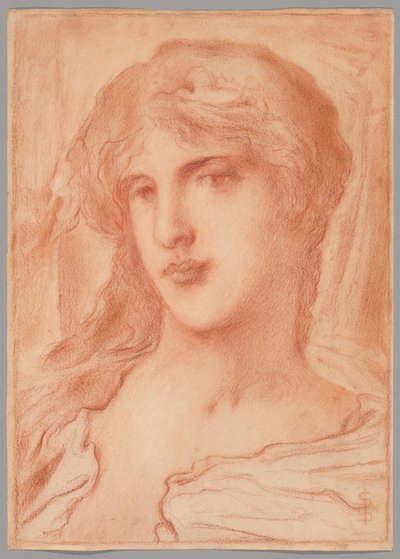 Head by Simeon Solomon