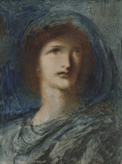 Head of a Young Girl by Simeon Solomon