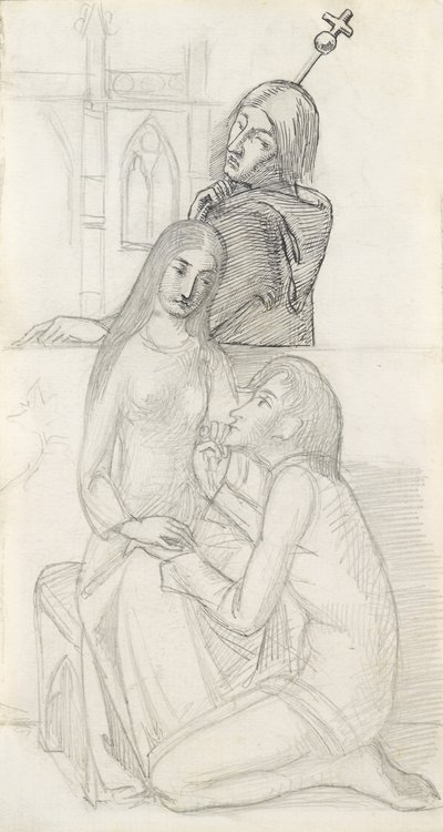 Romeo and Juliet, with Friar Lawrence by Simeon Solomon