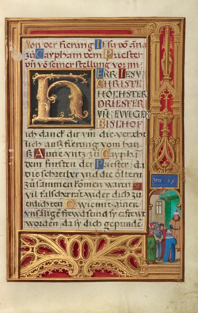 Border with Jeremiah before Jehoiakim by Simon Bening