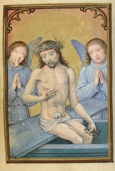 Folio from a Miniature Book of Hours, Use of Rome, Bruges, 1530-35 by Simon Bening