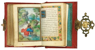 Folio from a miniature Book of Hours, use of Rome, Bruges, 1530-35 by Simon Bening