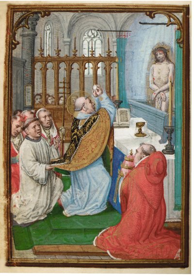 Folio from a miniature Book of Hours, use of Rome, Bruges, 1530-35 by Simon Bening