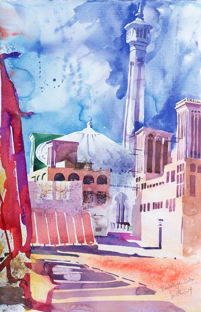 Bastakia, Dubai, 2004 by Simon Fletcher