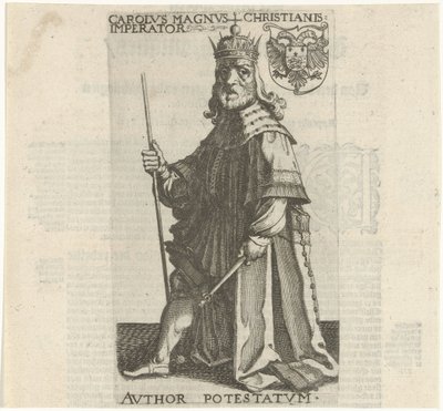 Emperor Charlemagne by Simon Frisius
