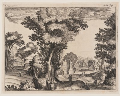 Parable of the Sower, from Landscapes with Scenes from the Life of Christ by Simon Frisius