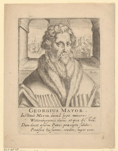 Portrait of Georg Major by Simon Frisius