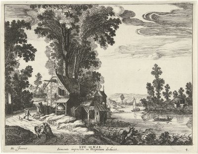 The Good Samaritan Bringing a Wounded Man to an Inn by Simon Frisius