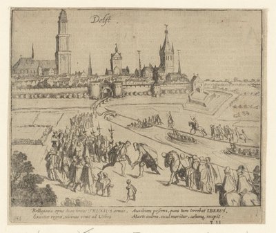 Truchsess Received in Delft, 1584 by Simon Frisius