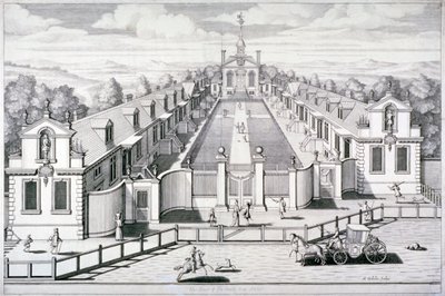 Trinity Almshouses, Mile End Road, Stepney, London by Simon Gribelin