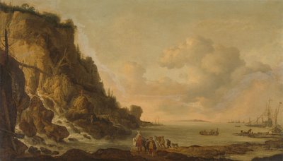 Rocky Coast by Simon Jacobsz. Vlieger