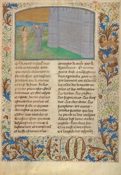 The Wall of Metals and Jewels Surrounding Angels and Saints by Simon Marmion
