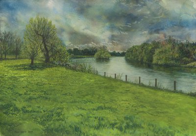 The River Thames from Buccleuch Gardens by Simon Neville
