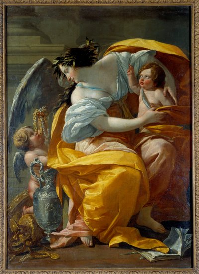 Allegoric Representation of Wealth by Simon Vouet