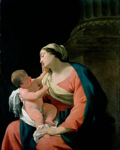 The Virgin and Child of the Column, c. 1639-1640 by Simon Vouet