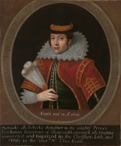 Pocahontas by Simon van de Passe
