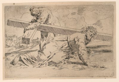 Christ Bearing His Cross by Simone Cantarini