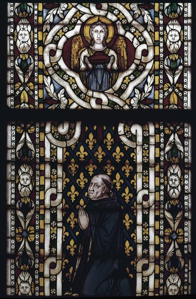 Cardinal Gentile of Montefiore Kneels by Simone Martini