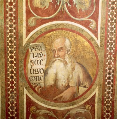 Maesta: Isaiah (detail) by Simone Martini
