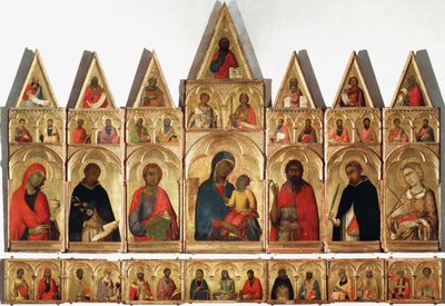 Polyptych of St Catherine, 1320 by Simone Martini