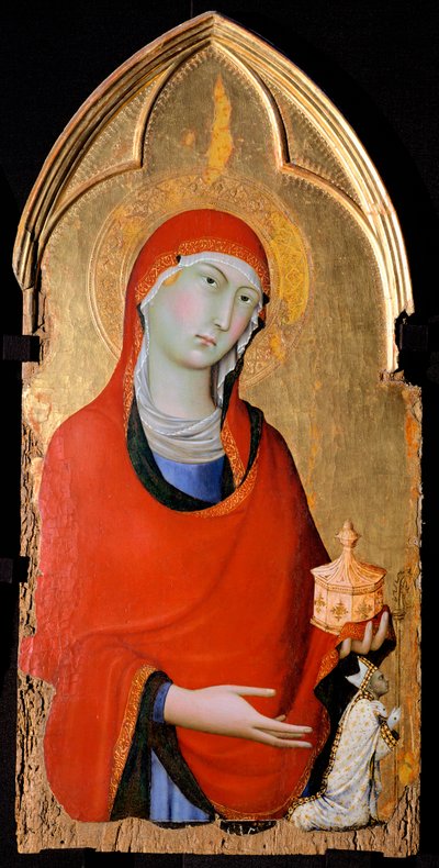 The Magdalene (detail) by Simone Martini