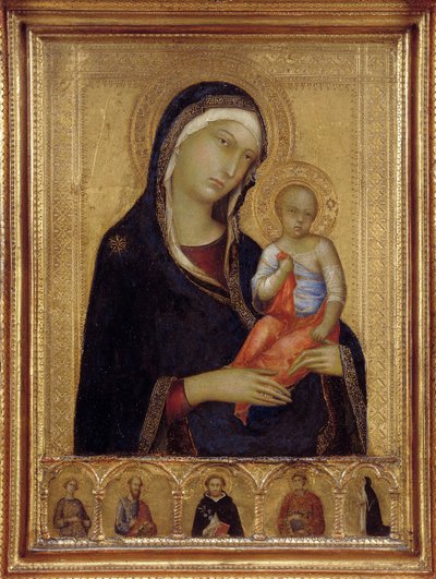 Virgin and Child by Simone Martini di