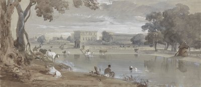View of Part of Chowringhee - Calcutta by Sir Charles D
