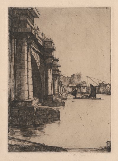 Waterloo Bridge, No. 2 by Sir David Young Cameron