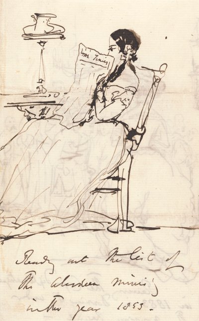 Reading Out the List of the Aberdeen Ministry by Sir Edwin Henry Landseer