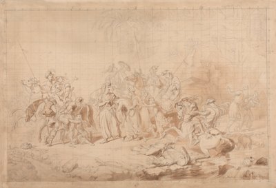 Banditti of Kurdistan Assisting Georgians in Surprising and Carrying off Circassian Women by Sir George Hayter