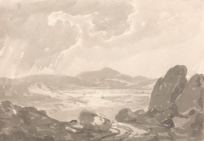 View over Valley by Sir George Howland Beaumont seventh Baronet
