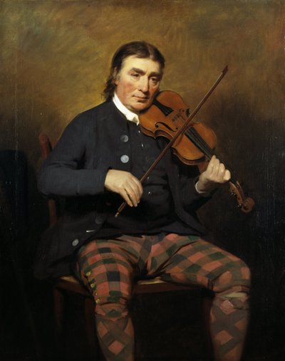Portrait of the Violinist and Composer Niel Gow 1727-1807, 1787 by Sir Henry Raeburn