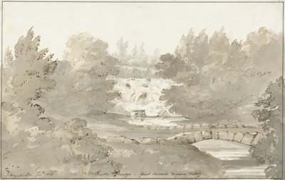 Design for Rustic Bridge below the Cascade, Virginia Water by Sir Jeffry Wyatville