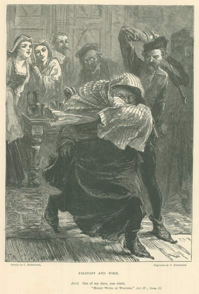 Illustration for The Merry Wives of Windsor by Sir John Charles Robinson