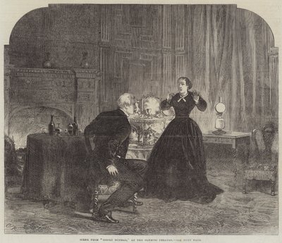 Scene from Henry Dunbar, at the Olympic Theatre by Sir John Charles Robinson