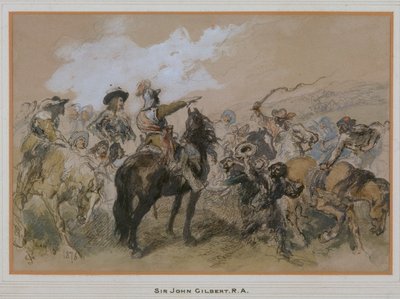 Horsemen at the Time of Charles I, 1876 by Sir John Gilbert