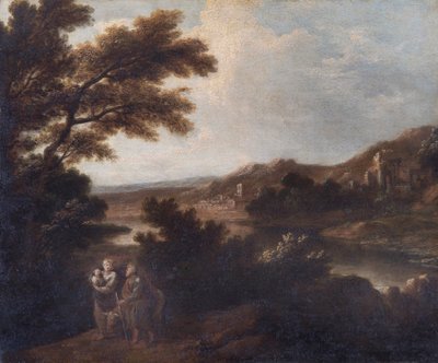 Landscape with Flight into Egypt by Sir Joshua Reynolds