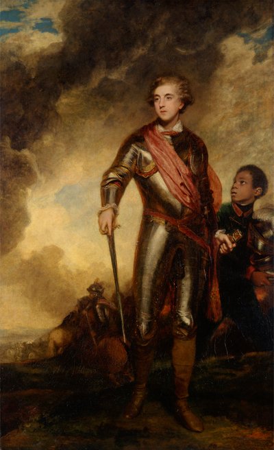 Charles Stanhope, third Earl of Harrington and Marcus Richard Fitzroy Thomas by Sir Joshua Reynolds RA